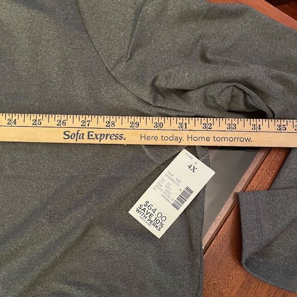 NEW Catherines 4XL Gray Jacket Cardigan 2 pockets - Picture 13 of 16